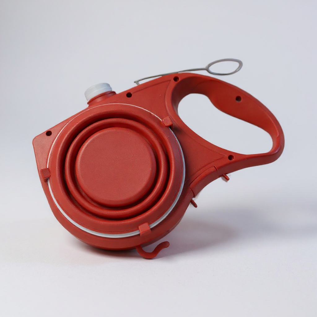 Laisse pour Chien avec Gourde et Coupelle