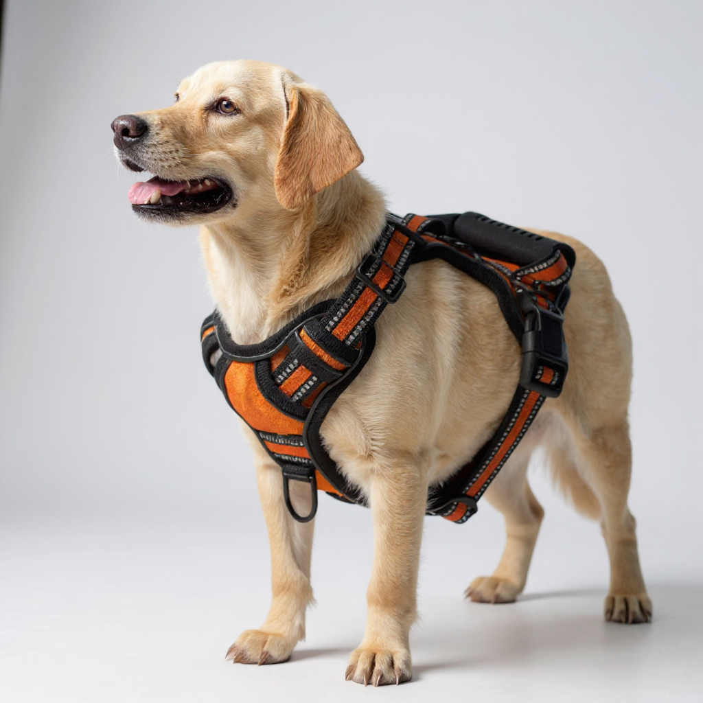 Harnais Chien Anti-Traction Respirant et Réfléchissant