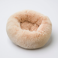 Panier Rond Douillet en Peluche pour Chiens et Chats
