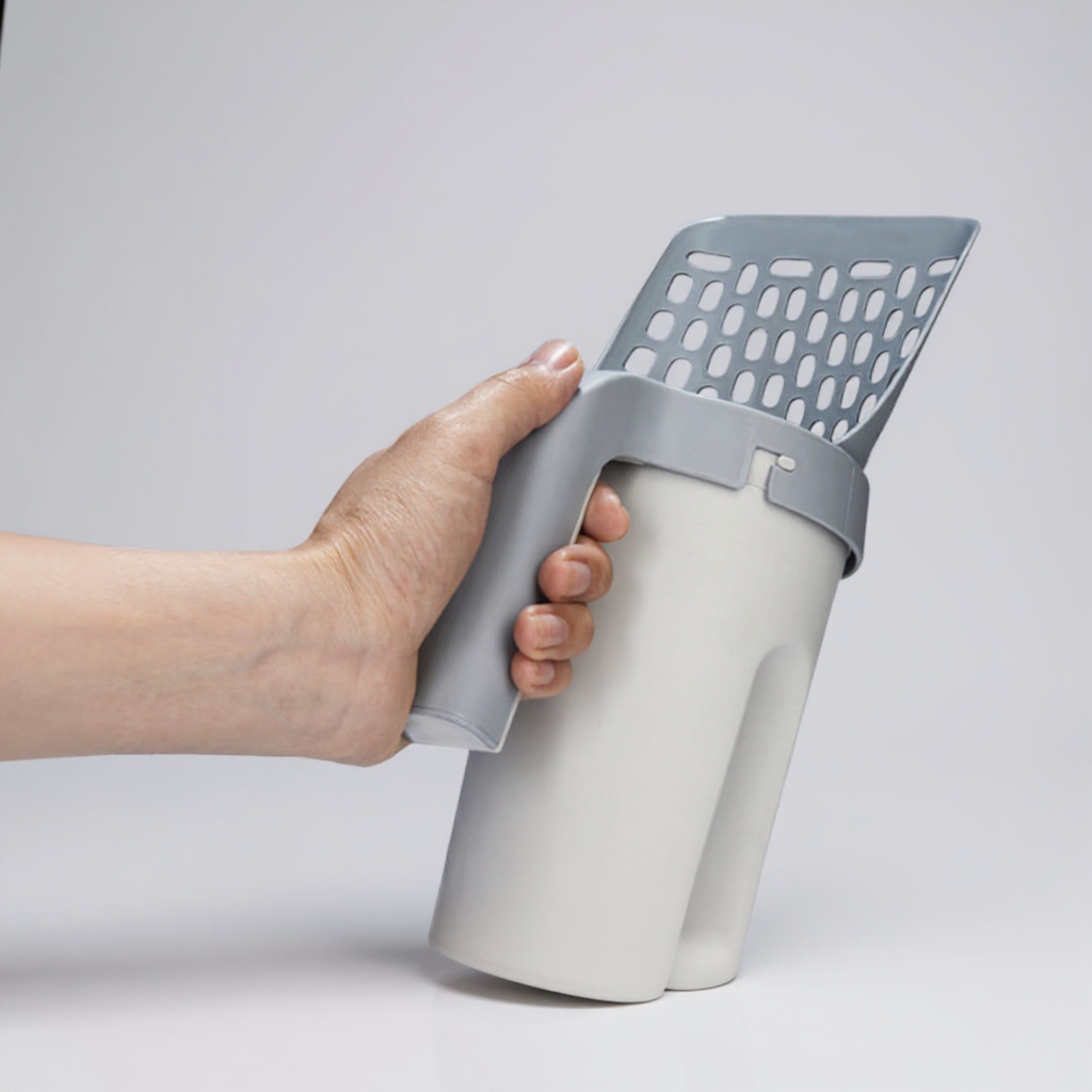 Pelle à Litière pour Chat avec Boîte de Rangement